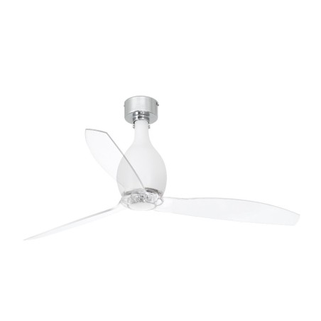 Faro Barcelona Mini Eterfan ventilatore a soffitto bianco opaco