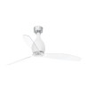 Faro Barcelona Mini Eterfan ventilatore a soffitto bianco opaco