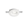Ideal Lux Samba Round faretti tondi in gesso, faretti di gesso per cartongesso, faretti a gesso, faretti gesso incasso