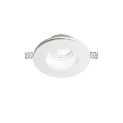 Ideal Lux Samba Round medium faretto da incasso in gesso