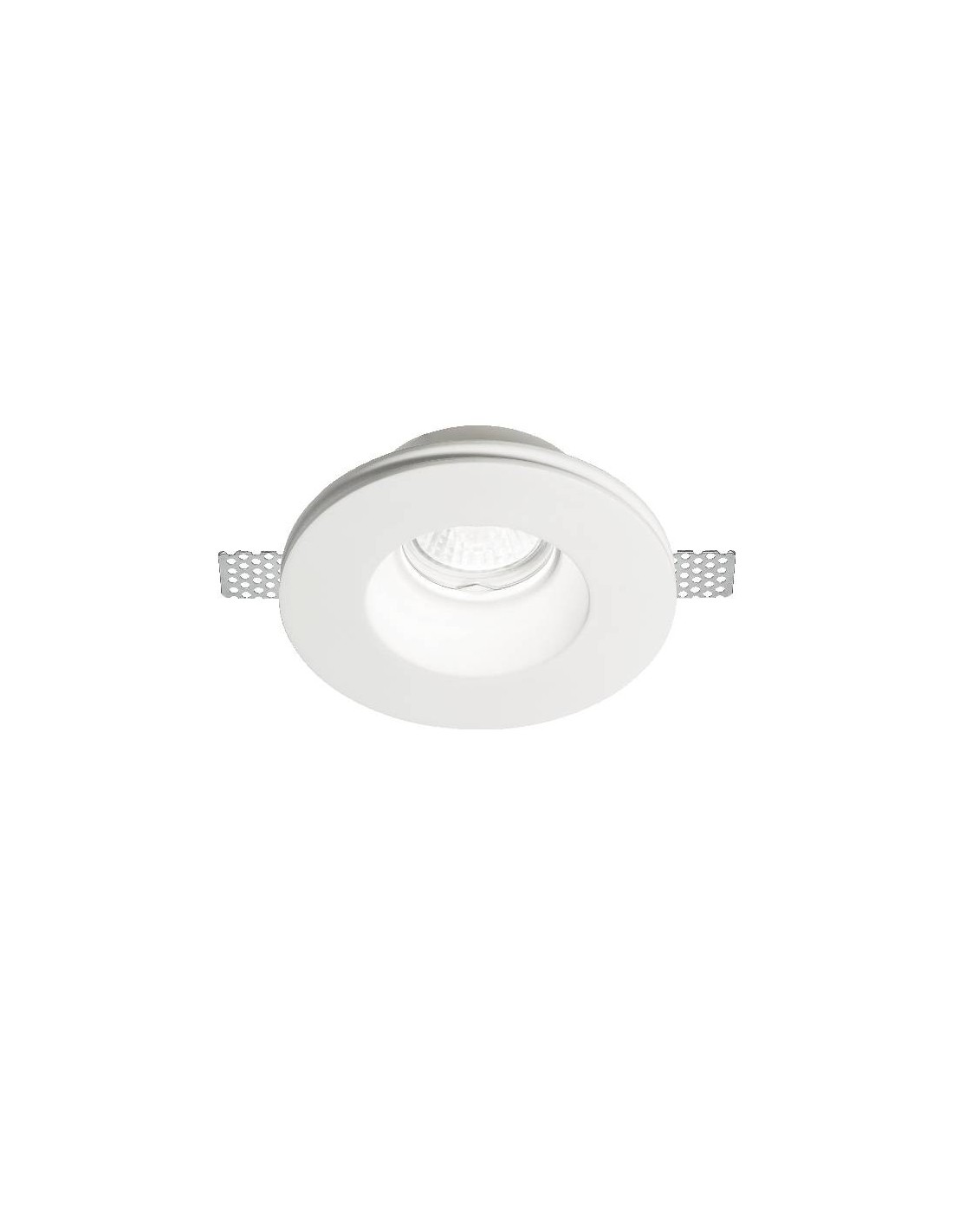 Ideal Lux Samba Round medium faretto da incasso in gesso