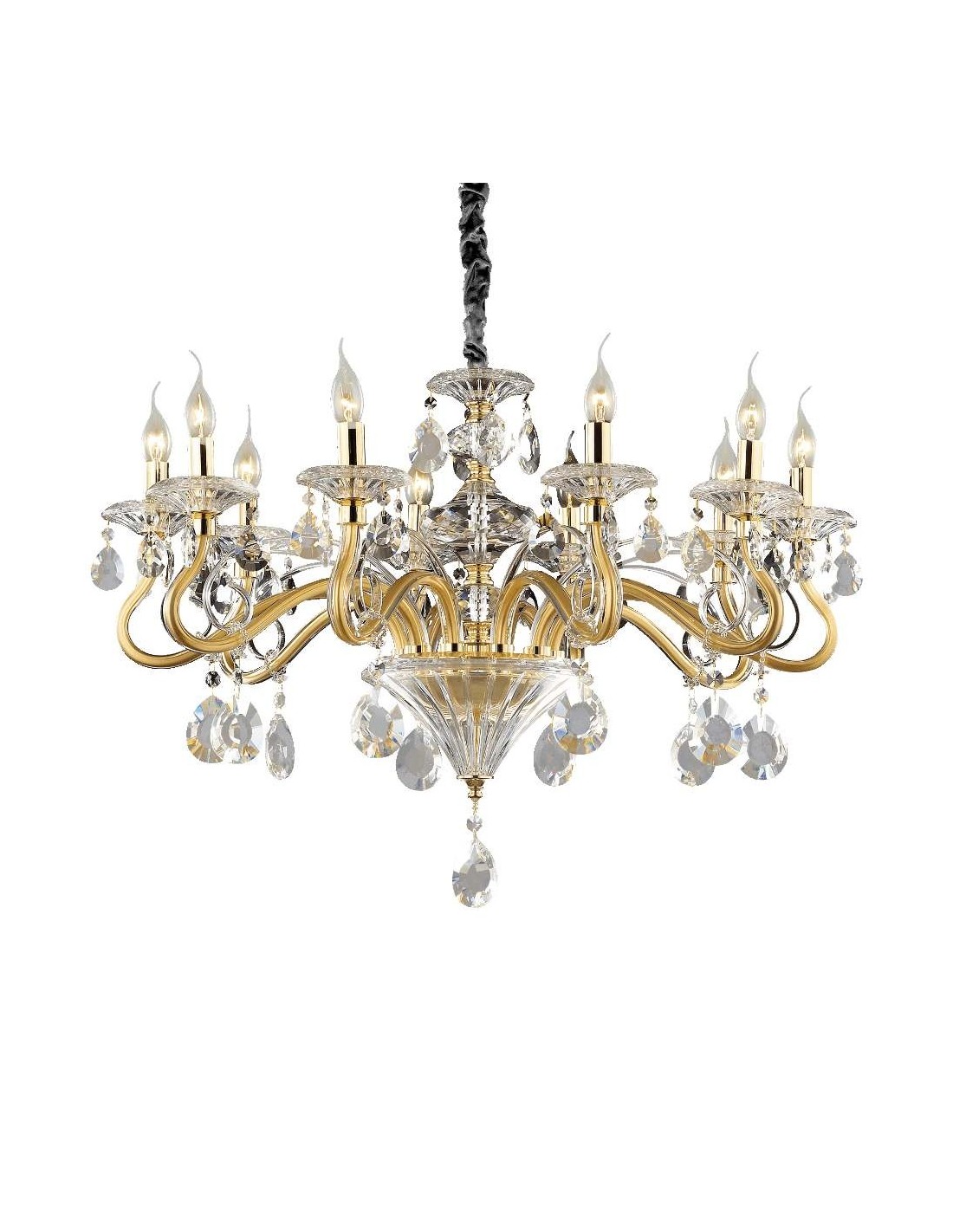 Ideal Lux Negresco SP10 lampadario classico soggiorno