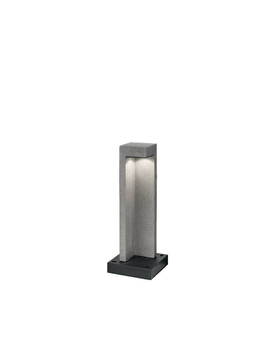 Ideal Lux Titano PT1 Small 157856 : poteau d'éclairage moderne d'extérieur, noir