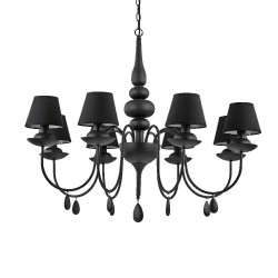 Ideal Lux Blanche SP8 lampadario classico moderno E14 40W