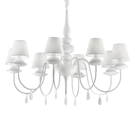 Ideal Lux Blanche SP8 lampadario classico moderno