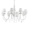 Lustre classique et moderne Ideal Lux Blanche SP8