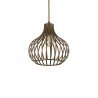 Ideal Lux Onion SP1 D23 : lustre classique en métal pour plafond, E14, 40 W