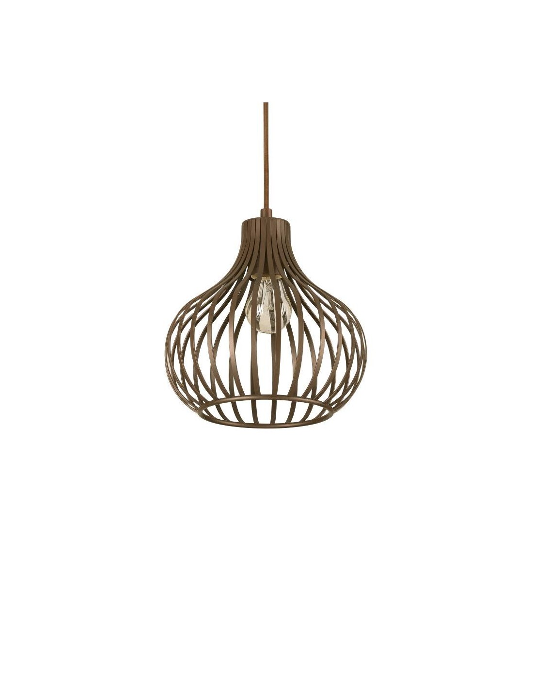 Ideal Lux Onion SP1 D23 : lustre classique en métal pour plafond, E14, 40 W
