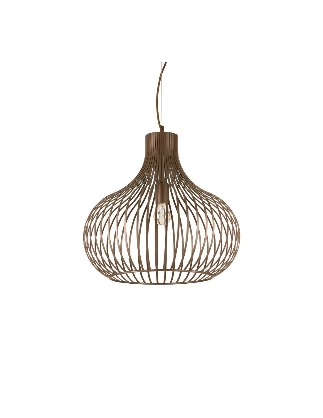 Ideal Lux Onion SP1 D48 : lustre classique pour salon, en métal, E27, 60 W