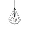 Suspension Ideal Lux Ampolla-3 : lustre classique pour cuisine au design contemporain, avec structure métallique