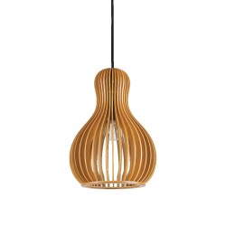 Ideal Lux Citrus-3 SP1 : lustre classique pour cuisine en bois, E27, 60 W