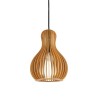 Ideal Lux Citrus-3 SP1 : lustre classique pour cuisine en bois, E27, 60 W