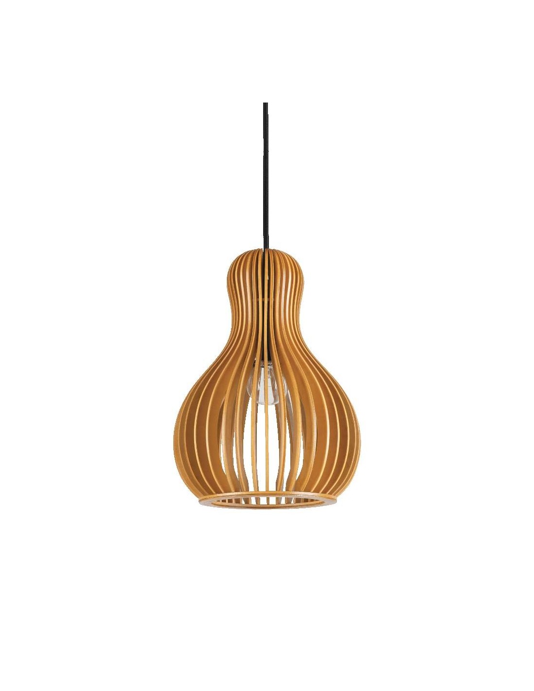 Ideal Lux Citrus-3 SP1 : lustre classique pour cuisine en bois, E27, 60 W