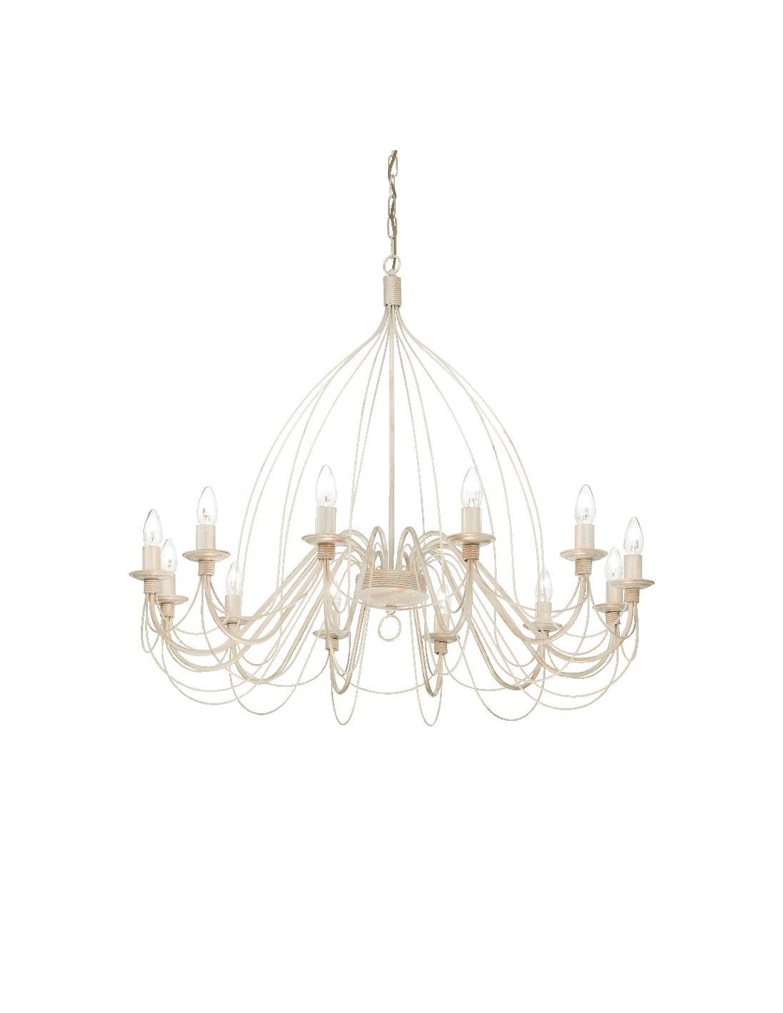 Ideal Lux Corte SP12 lampadario classico per salone a 12 luci E14 40W