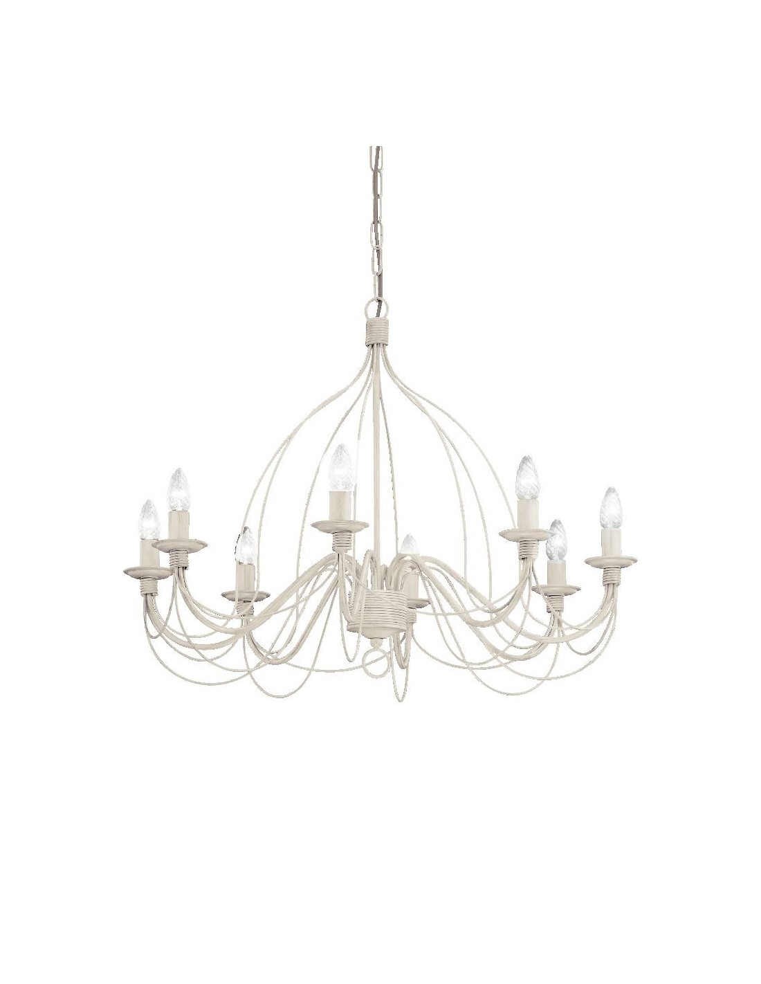 Ideal Lux Corte SP8 lampadario classico soggiorno 8 luci