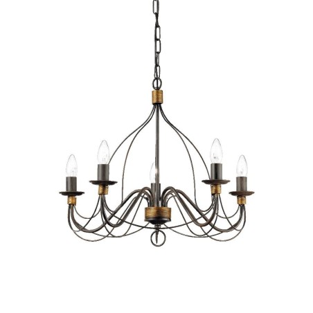 Ideal Lux Corte SP5, lustre classique pour le salon