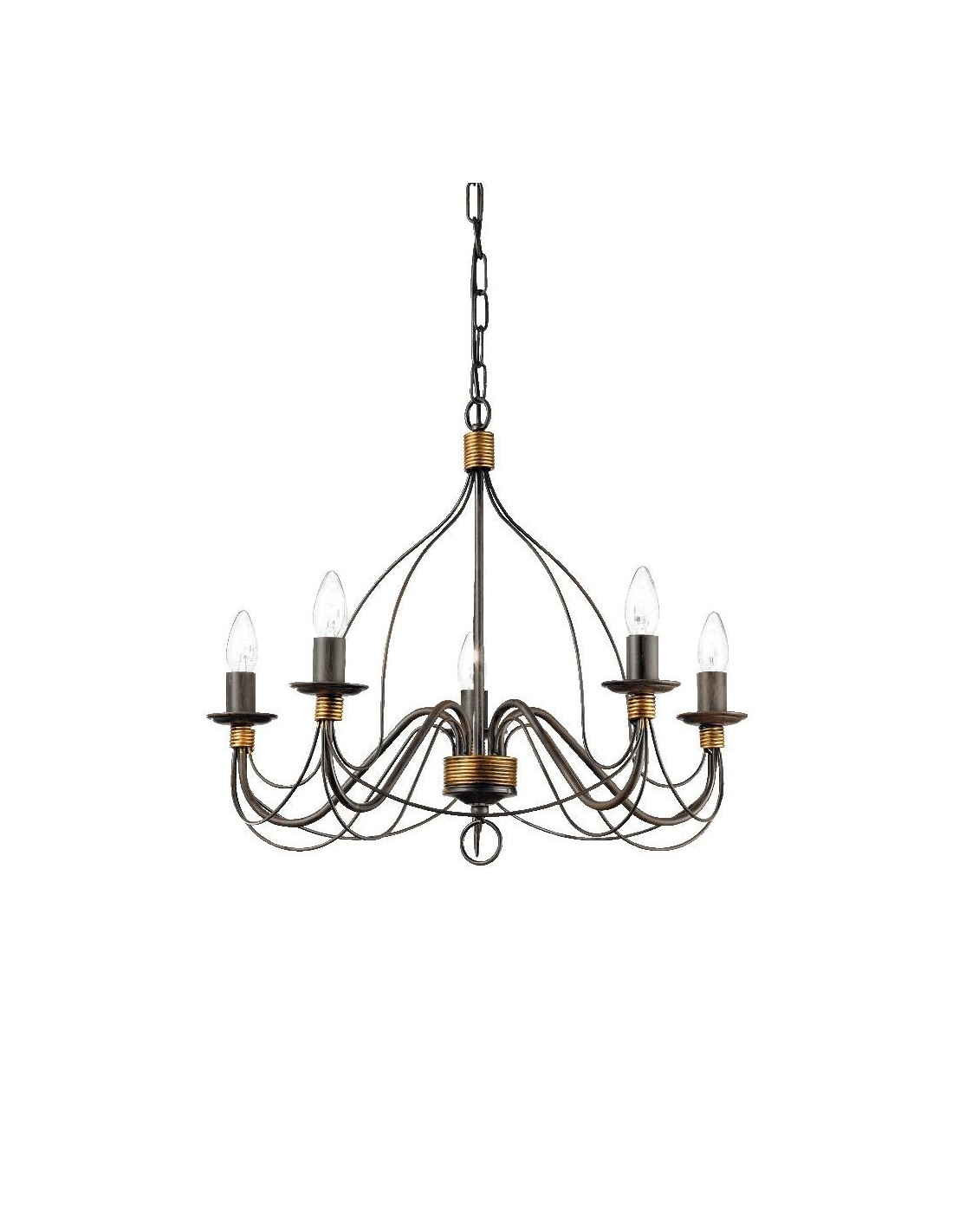 Ideal Lux Corte SP5 lampadario classico per salone