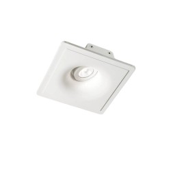 Ideal Lux Zephyr 155722  faretto da incasso in gesso attacco GU10 quadrato
