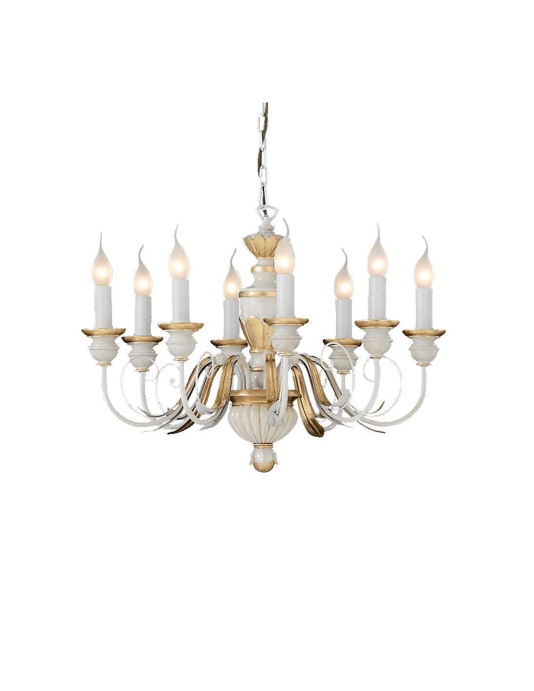 Ideal Lux Firenze SP8 lampadario stile classico E14 40W