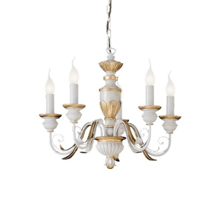 Ideal Lux Firenze SP5 lampadario stile classico E14 40W