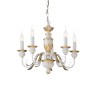 Ideal Lux Firenze SP5, lustre de style classique, E14, 40 W