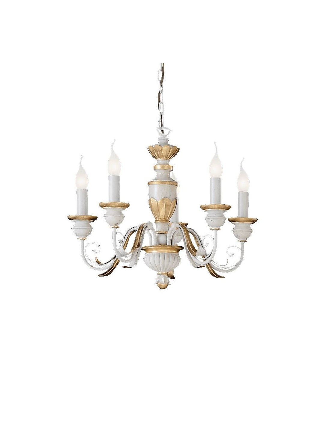 Ideal Lux Firenze SP5 lampadario stile classico E14 40W