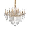 Ideal Lux Florian SP12, lustre classique E14 40 W