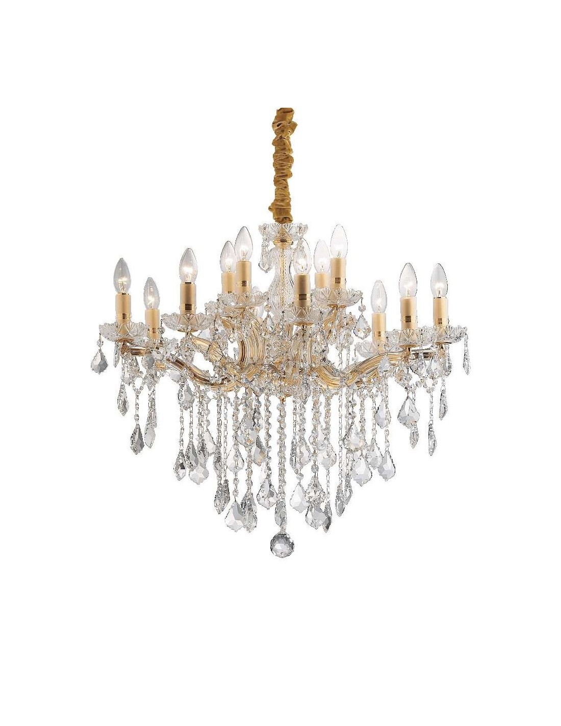 Ideal Lux Florian SP12, lustre classique E14 40 W