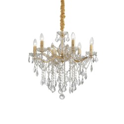Ideal Lux Florian SP6 lampadario da soffitto classico a 6 luci E14 40W