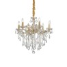Ideal Lux Florian SP6 : lustre classique à 6 ampoules E14 de 40 W