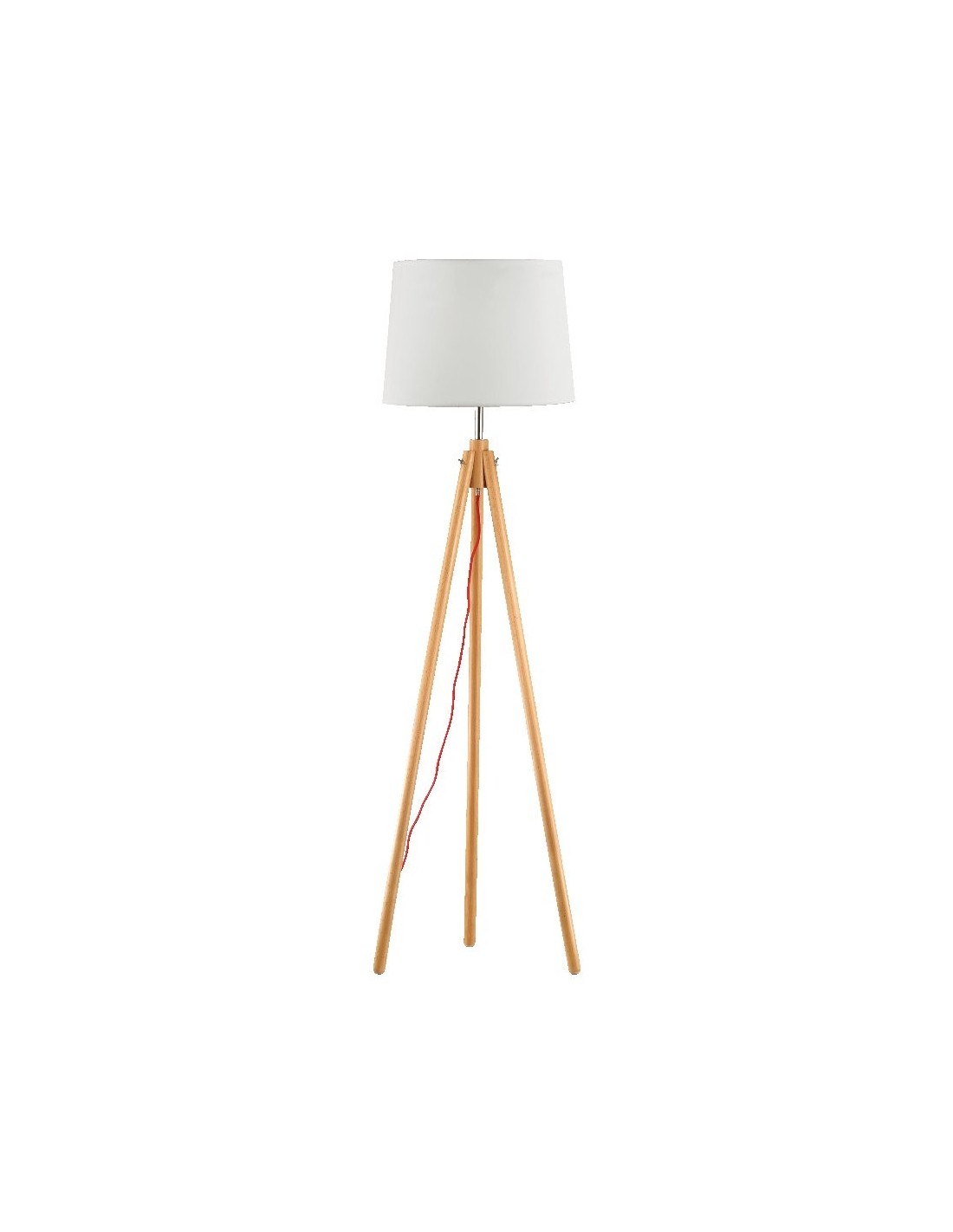 Ideal Lux York PT1 121406 piantane legno, piantane di legno, piantane economiche on line, lampade da terra in legno