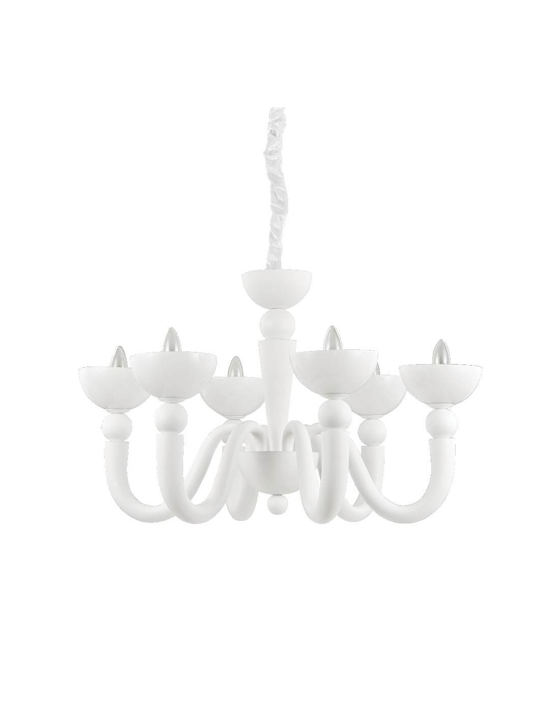 Ideal Lux Bon Bon SP6 lampadario classico per salone E14 40W