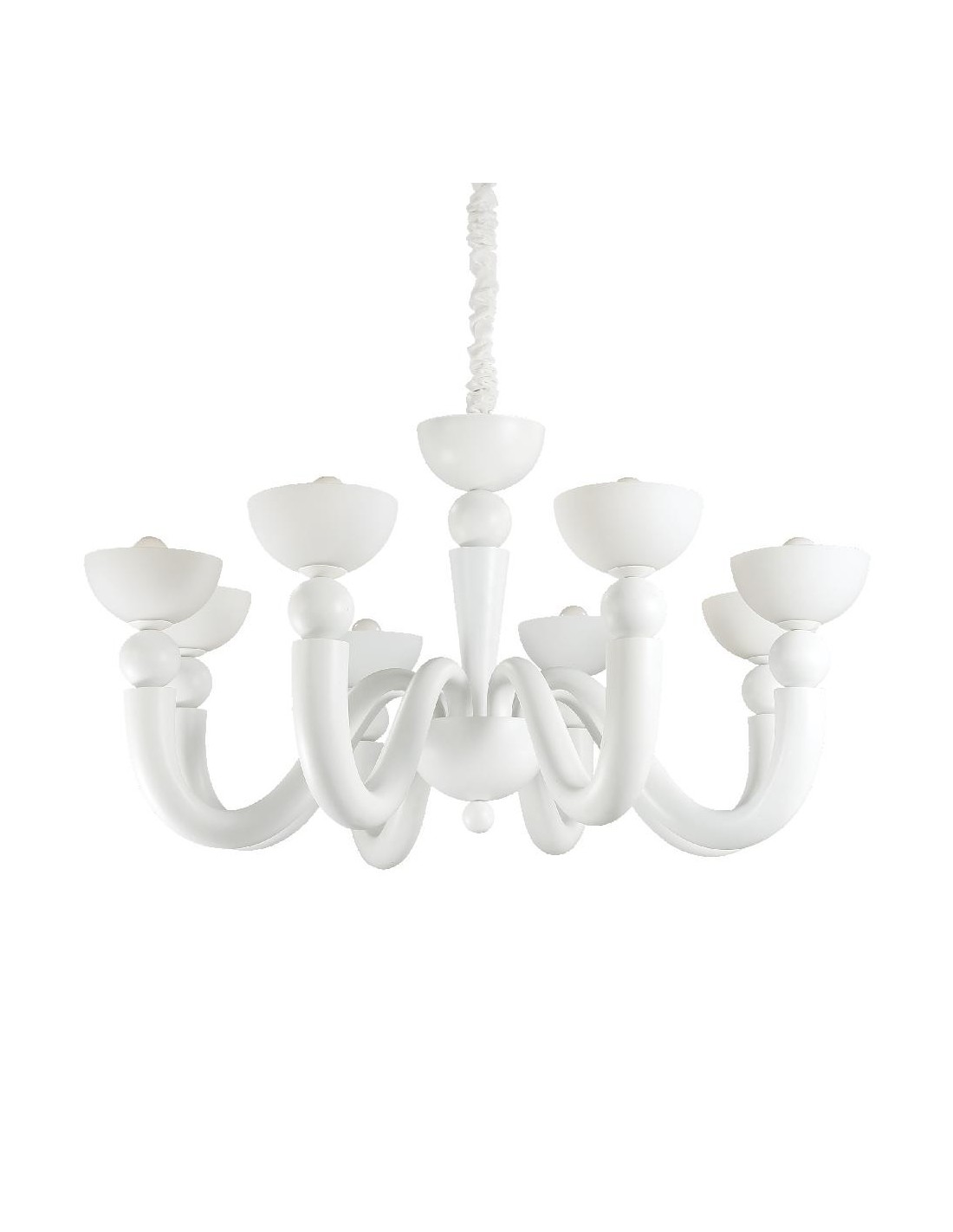 Ideal Lux Bon Bon SP8 lampadario classico per salone E14 40W