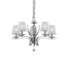 Ideal Lux Pegaso SP5, lustre suspendu classique pour le salon 