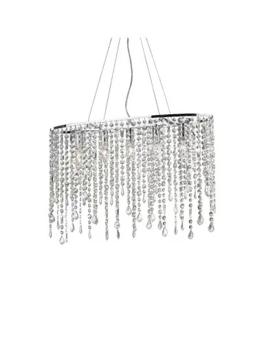 Ideal Lux Rain Clear SP5 lampadario da sala classico E14 40W