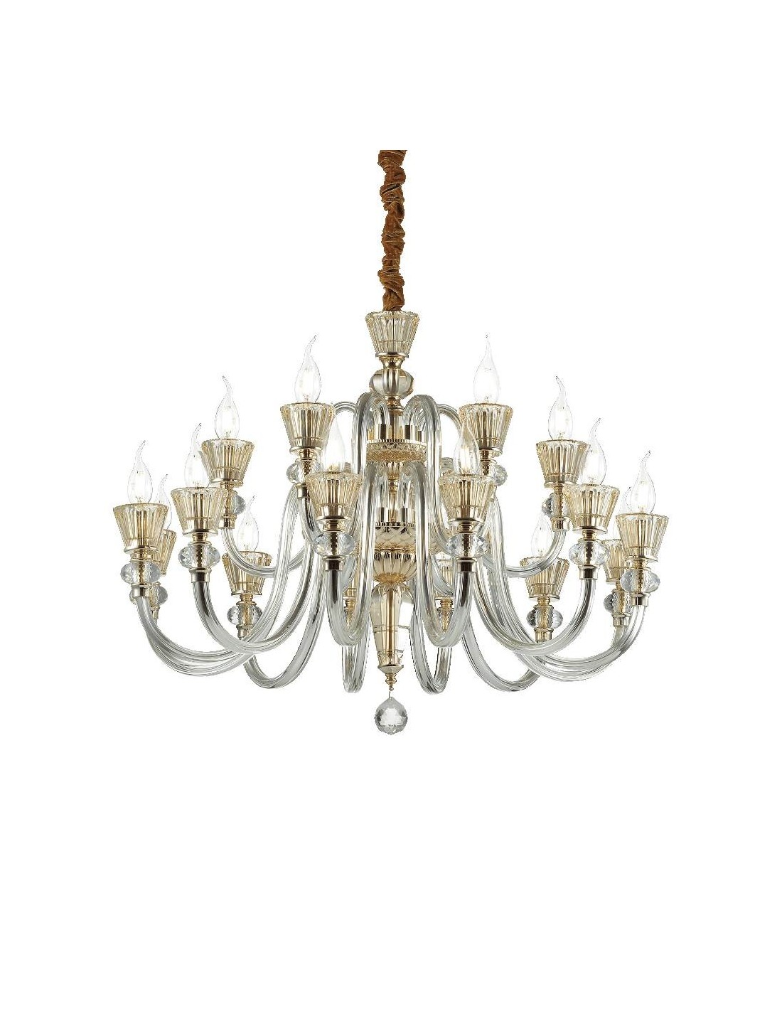 Ideal Lux Strauss SP18 lampadario classico di lusso E14 40W