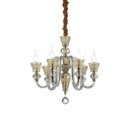 Ideal Lux Strauss SP6, lustre classique de luxe E14 40 W