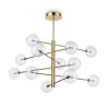 Ideal Lux Equinoxe SP12 lampadario a sospensione classico in vetro soffiato G4 2W