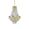 Ideal Lux Caesar SP9 lampadario classico con elementi decorativi in cristallo molato G9 28W