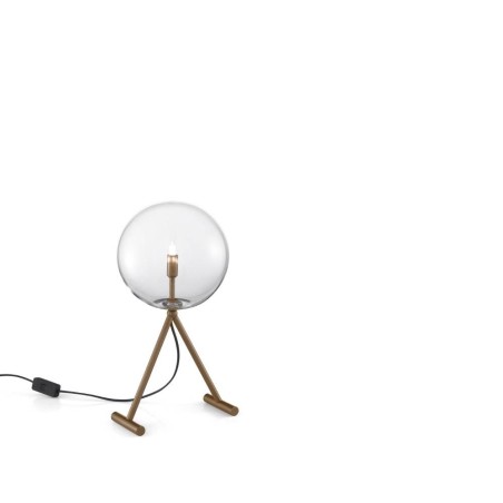 Estro 267.211 Metal lux lampada da tavolo moderna, lampade tonde