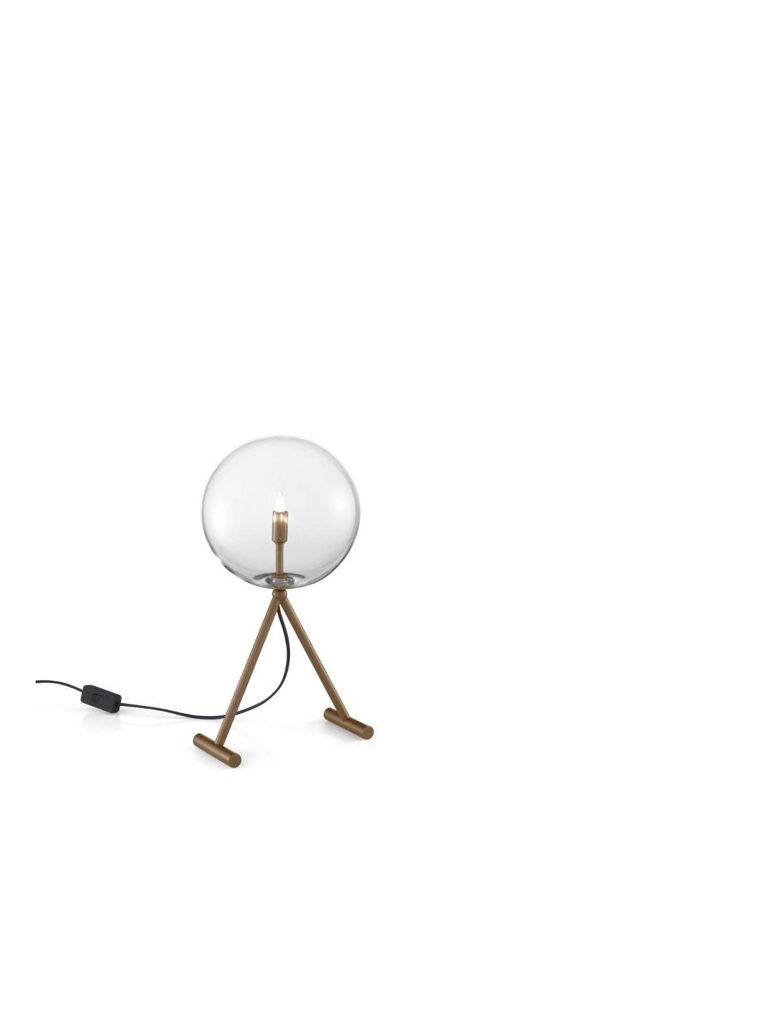 Estro 267.211 Metal lux lampada da tavolo moderna, lampade tonde