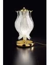 Lampada particolare da tavolo Petali lampade da comodino in vetro