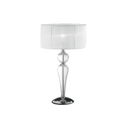 Ideal Lux Duchessa TL1 Big lampada grande da tavolo, lampada da tavolo trasparente, lampade da salotto da tavolo.