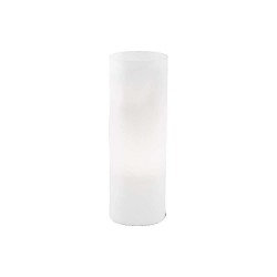 Ideal Lux Edo TL1 Big lampada da tavolo in vetro soffiato bianco E27 60W