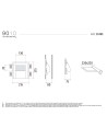9010 2416E applique incasso