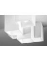 Sforzin Tecnico Heraea T194 plafoniera moderna in gesso