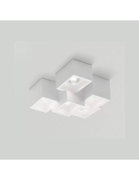 Sforzin Tecnico Heraea T194 plafoniera moderna in gesso