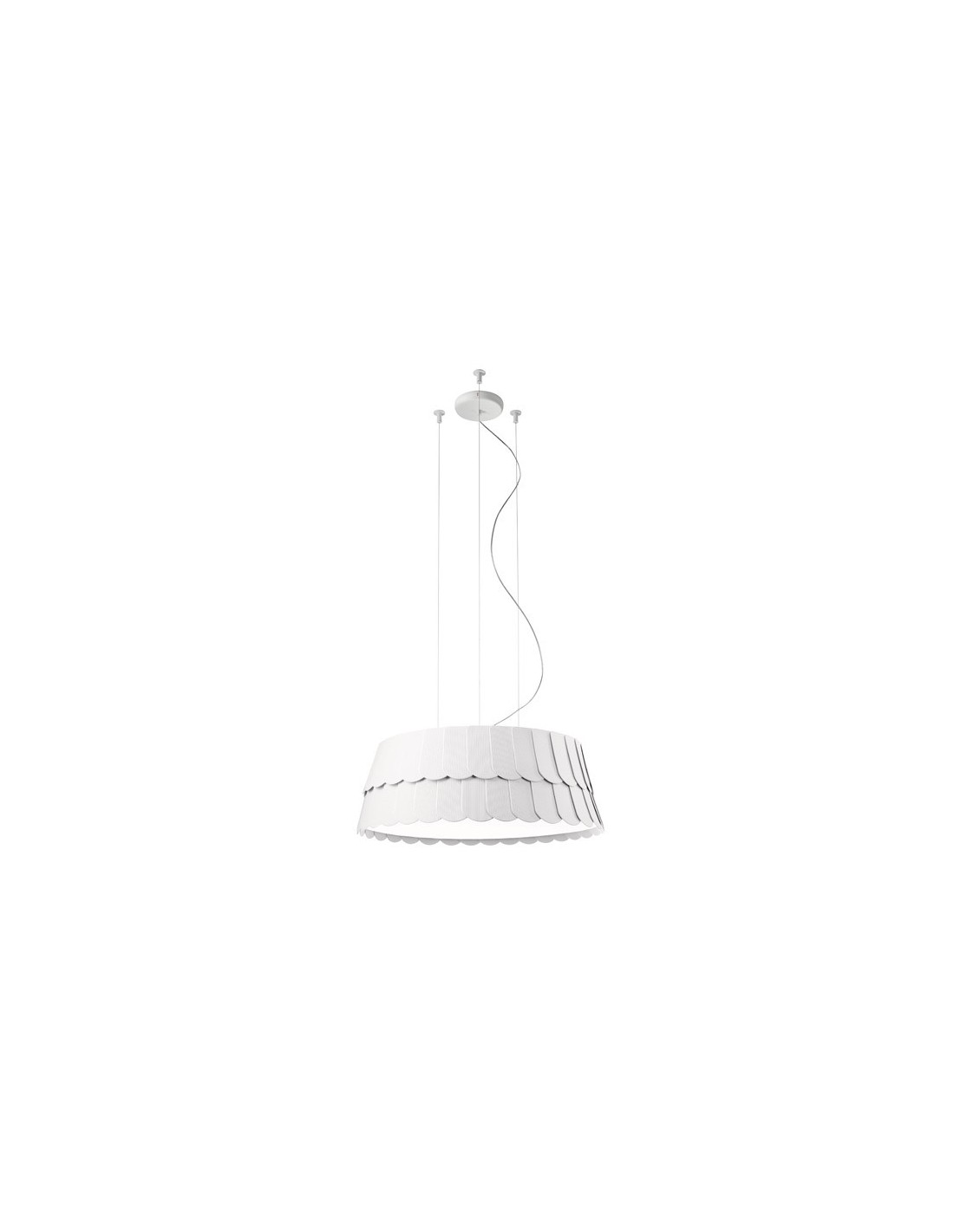 Lampadario Fabbian Roofer F12 A05 verde chiaro