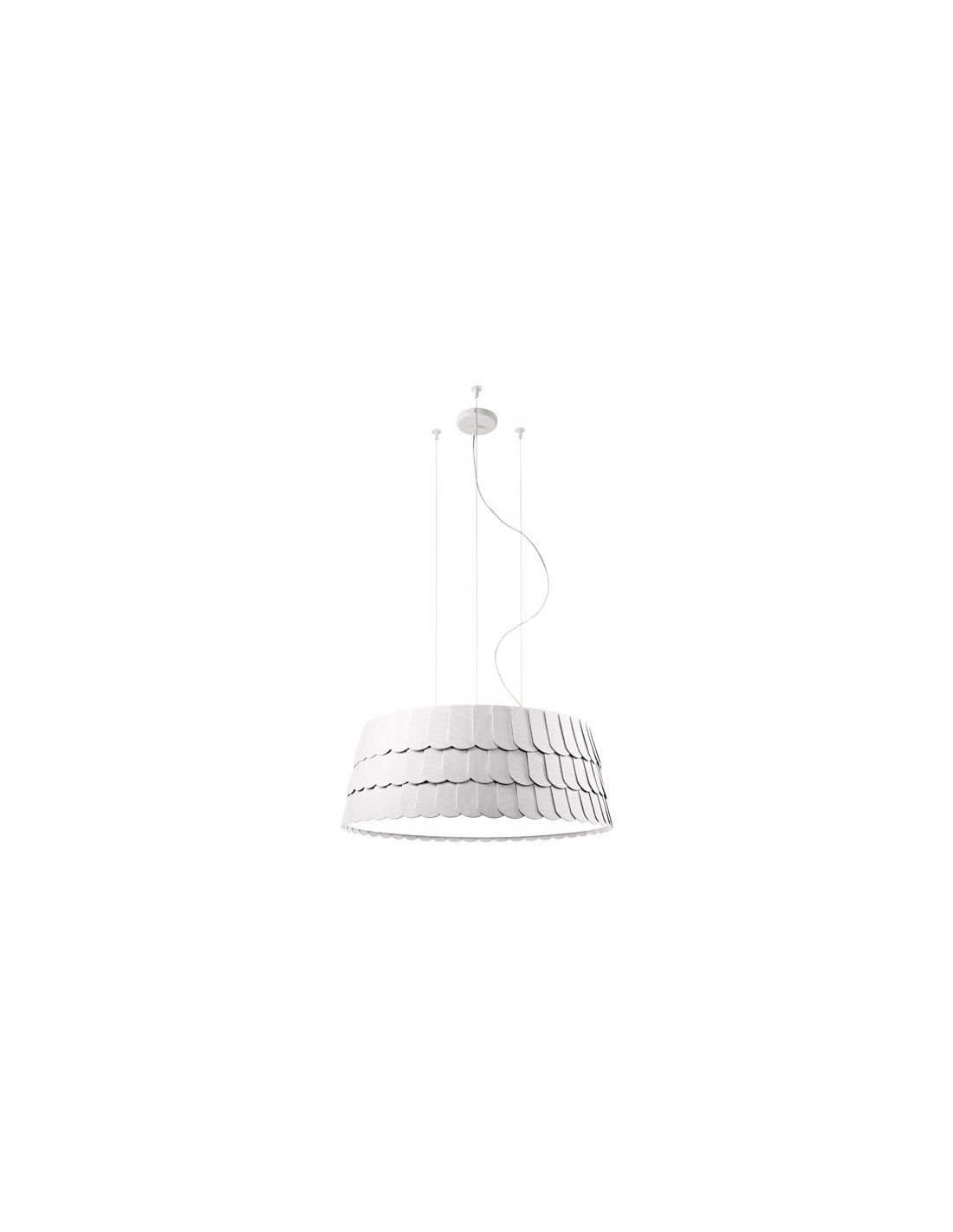 Lampada a sospensione Roofer verde chiaro
