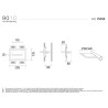 9010 2508A applique incasso minimal